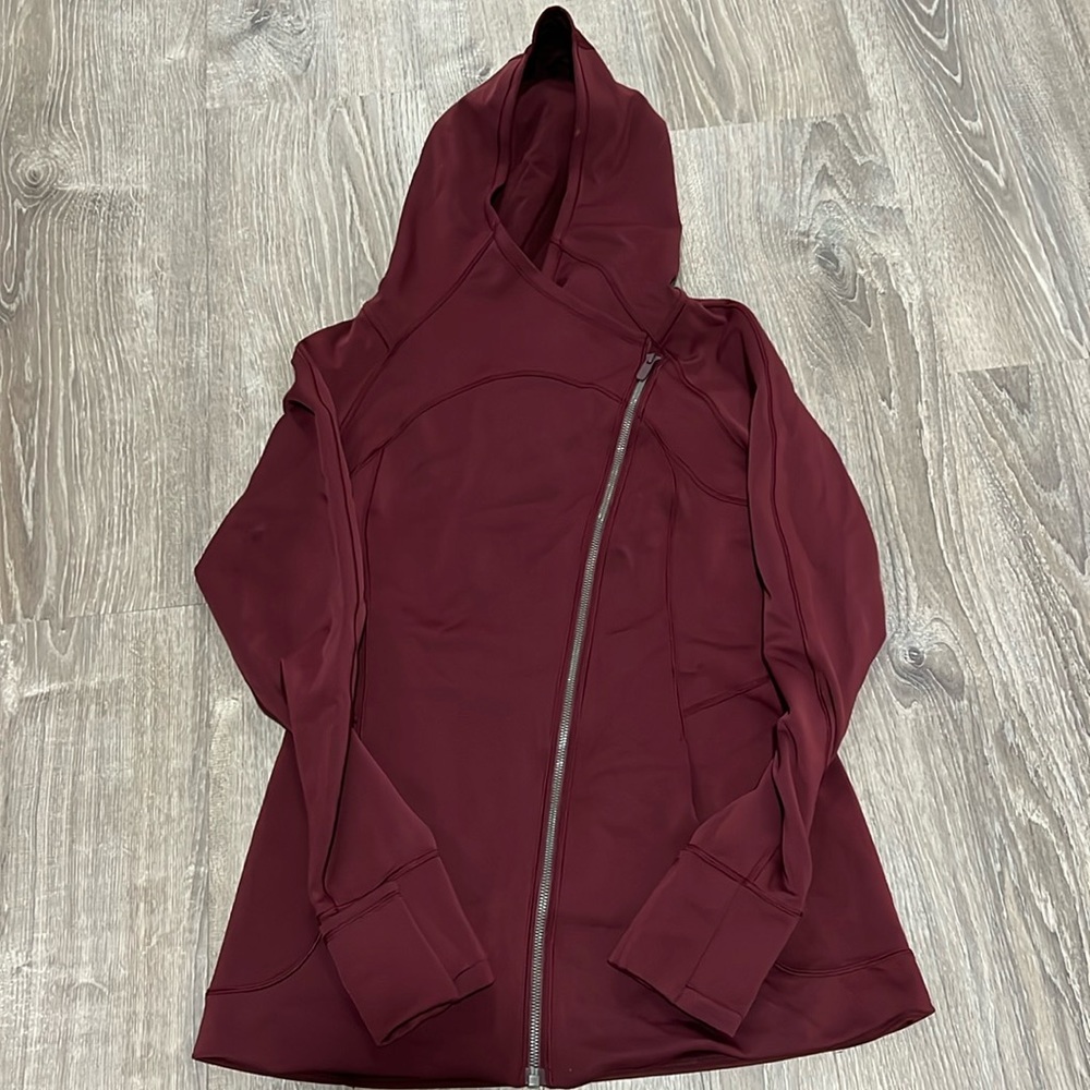 Lululemon hoodie size 10-maroon